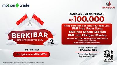 Kejutan Agustus! Investasi Reksa Dana di MotionTrade, Raih Cashback Menggiurkan!
