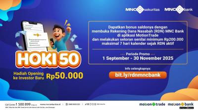Saldo RDN Langsung Gendut! MNC Bank Bagi-Bagi Bonus, Begini Cara Klaimnya!