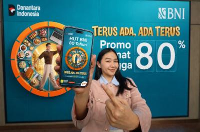 BNI Beri Kejutan Spesial Ultah Ke-80 Wow