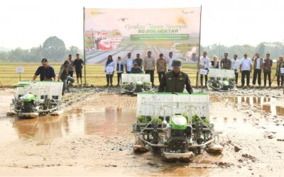 Banten Geger Pandeglang Kunci Padi Nasional