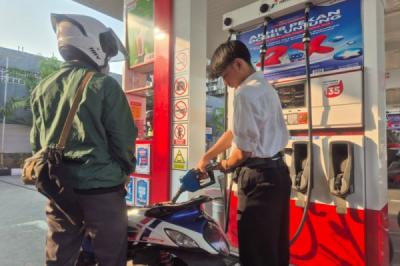 Harga BBM Non Subsidi Anjlok SPBU Diserbu