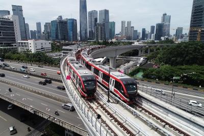 LRT Jakarta Rute Manggarai Siap Beroperasi Ini Tanggalnya