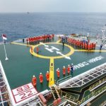 Merah Putih Berkibar Gagah di Laut Lepas