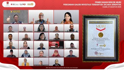 MURI Gempar Investasi Kini Makin Merakyat