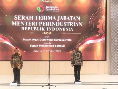 Sarmuji Resmi Jabat Menperin Baru
